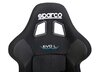 Sparco EVO L QRT Competition Seat - Black Bolsters + Inserts - QRT Fiberglass Seat - FIA Approved