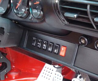 Climate Control Unit Block Off Plate 964 / 993 - Six Switch Cut-Outs