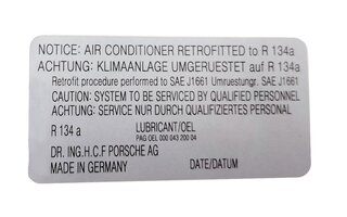 964 kit pour transformation clim. de R12 en R134a