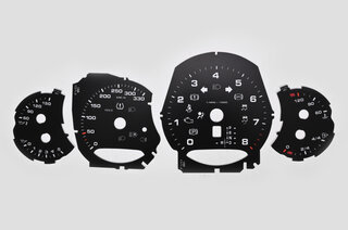 Instrument Face Set 991.2 - Black - PDK - KPH
