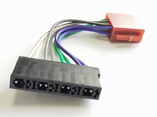Radio DIN to ISO Speaker Adapter Harness - Female DIN to Female ISO - 4 Channel