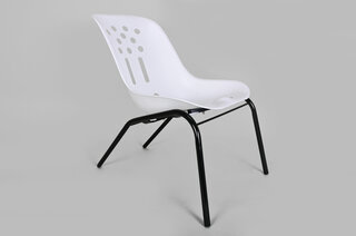 Office Chair "356 Speedster" Black/ White