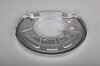 Cover plate for disc brake left painted - Macan (1LY)