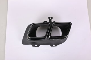 Dual Exhaust Tip - Left - 992 Turbo/ TurboS - Black/ Chrom