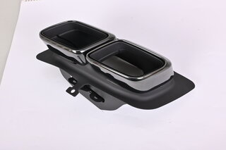 Dual Exhaust Tip - Left - 992 Turbo/ TurboS - Black/ Chrom