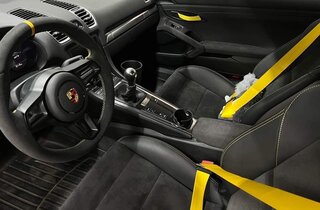 Cup holder - Phone holder edition (sliced on the side) - 991/ Boxster/ Cayman 2011-