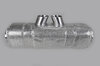 Muffler out of Exhaust System Race 997 GT3 Cup "M&M" , with tips 2x76mm, thermoprotection