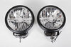 Cibie LED Spot Light Set - Ø 180mm - Case satin black, white cover