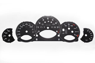 Zifferblattsatz schwarz 997-2 PDK MPH Celsius