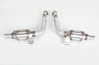 Secondary Sport Cat Set 986 Boxster 2.7 L / 3.2 L - 200 cpsi - Ø 110mm TriMetallic Cats - Cargraphic