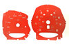 Instrument Face Set 718 Cayman S/Boxster S - PDK - KPH -  Vermilion (RAL 2002)