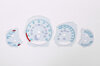 Instrument Face Set 991.2 Speedster - Black/Background RAL 6027 - Manual - MPH - Logo