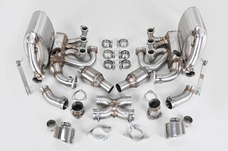 Street Exhaust System 993 - Brombacher Edition - With Heat - 200 Cell Cats - TÜV Approved