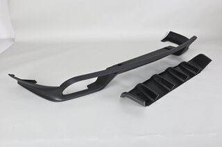 Heckschürze I - Heckdiffusor Schwarz Struktur - für 9YA Cayenne / Coupe E3 ab MJ18 mit AHK