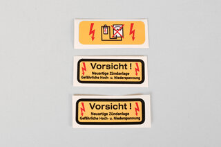Ignition Coil / CDI Unit - Sticker Set - 911 1964-77