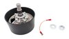 Nabenverlängerung Serien-Lenkrad 993/986/996 - Schwarz-Matt - 60mm