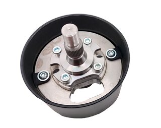 Nabenverlängerung Serien-Lenkrad 993/986/996 - Schwarz-Matt - 60mm
