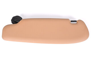 Sonnenblende mit Spiegel rechts Kunstleder Sandbeige