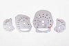 Instrument Face Set 991.1 GT3 RS - Silver - PDK - MPH - With Black and Orange Tick Marks - with Logo