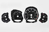 Instrument Face Set 991.2 Turbo - Black - PDK - MPH - Fahrenheit - With Logo