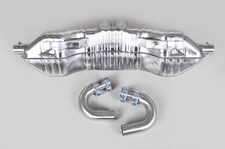 Sport Muffler "Brombacher" 986/S Boxster, Stainless Steel,2x90mm TÜV