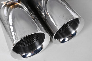Sport Muffler "Brombacher" 986/S Boxster, Stainless Steel,2x90mm TÜV