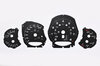 Instrument Face Set 991.2 GTS - Black - PDK - MPH - Tach Logo Backlit