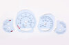 Instrument Face Set 991.2 GTS - Black - PDK - MPH - Tach Logo Backlit