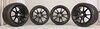 Winterkomplettradsatz 20-Zoll Schwarz Seidenmatt - 8,5x20 ET49 + 11x20 ET56 - Michelin - 991.2