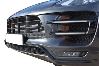 Grillgittersatz 95B.1 Macan Turbo - Komplett - Schwarz