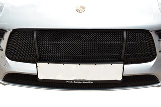 Grillgittersatz 95B.2 Macan GTS - Komplett - Schwarz