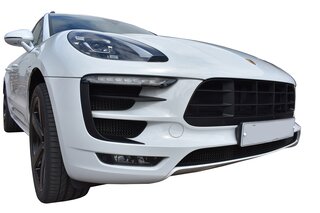 Front Bumper Grill Set 95B.1 Macan GTS - Lower Grill + Side Grills - Black