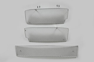 Jeu grilles pour bouclier AV 992 C2/C2S/C4/C4S - Complete - Argent (pas pr bouclier Sport Design)