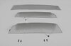Jeu grilles pour bouclier AV 992 C2/C2S/C4/C4S - Complete - Argent (pas pr bouclier Sport Design)