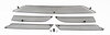Grillgittersatz 992 S (Sport Design Paket), Schwarz