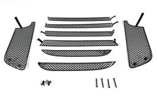 Grillgittersatz 991.2 Turbo/Turbo S mit ACC - Komplett - Schwarz