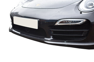 Front Bumper Grill Set 991.1 Turbo - Complete - Black - For Adaptive Cruise Control (ACC)