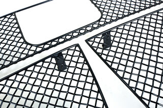 Grillgittersatz 991.2 GTS mit ACC - Komplett - Schwarz