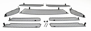 Front Bumper Grill Set 991.1 GTS - Complete - Black - Without Parking Sensors