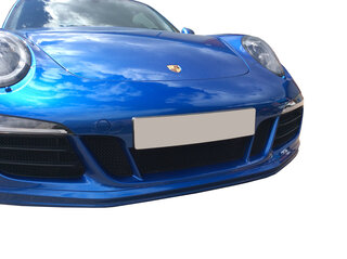 Front Bumper Grill Set 991.1 GTS - Complete - Black - With Parking Sensors