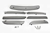 Front Bumper Grill Set 991.1 C2S - Complete - Black