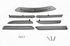 Front Bumper Grill Set 991.1 C2S - Complete - Black
