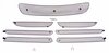 Front Bumper Grill Set 991.1 C2 - Complete - Black