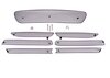 Front Bumper Grill Set 991.1 C2 - Complete - Black - With Parking Sensors