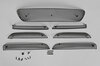 Front Bumper Grill Set 991.1 C4 - Complete - Black