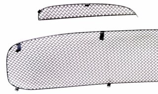 Front Bumper Grill Set 958.2 Cayenne - Complete - Black