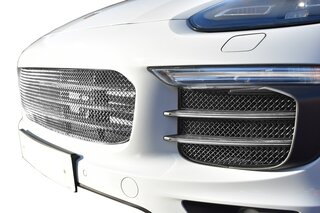 Front Bumper Grill Set 958.2 Cayenne - Complete - Silver