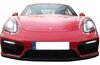 Jeu grilles pour bouclier AV 981 Boxster/Cayman GTS - Noir