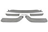 Jeu grilles pour bouclier AV 981 Boxster/Cayman GTS - Noir