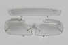 Grillgittersatz 997.1/ 997.2 Turbo - Komplett - Silber